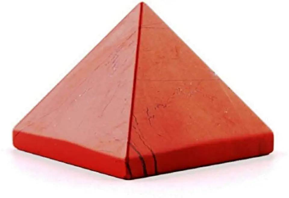 Red Jasper Stone Crystal Pyramid (3 Cms Approx) (1 Pc)-B09RTDDS, zzzz-s, Gemstone - Kansas Nuitrition - HNZSDS