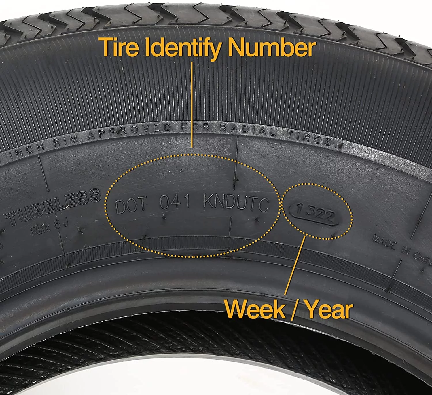 1Autodepot ST225/75R15 ST225-75R15 Radial Trailer Tire, 117M 10-Ply Load Range E, Set of 2