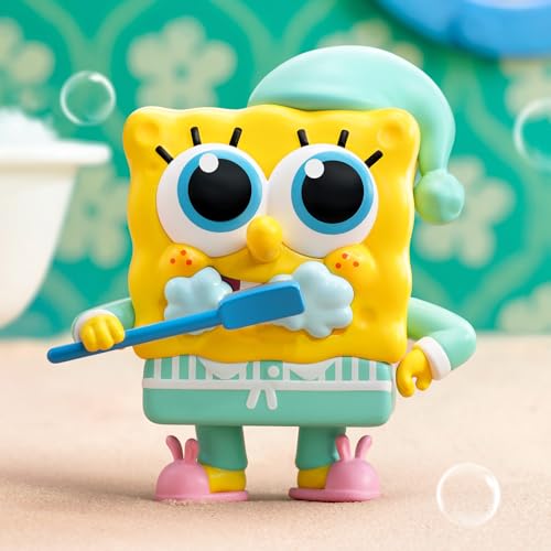 POP MART Spongebob Best Friends Series Figures, Spongebob Blind Box Figures, Random Design Action Figures Collectible Toys Home Decorations