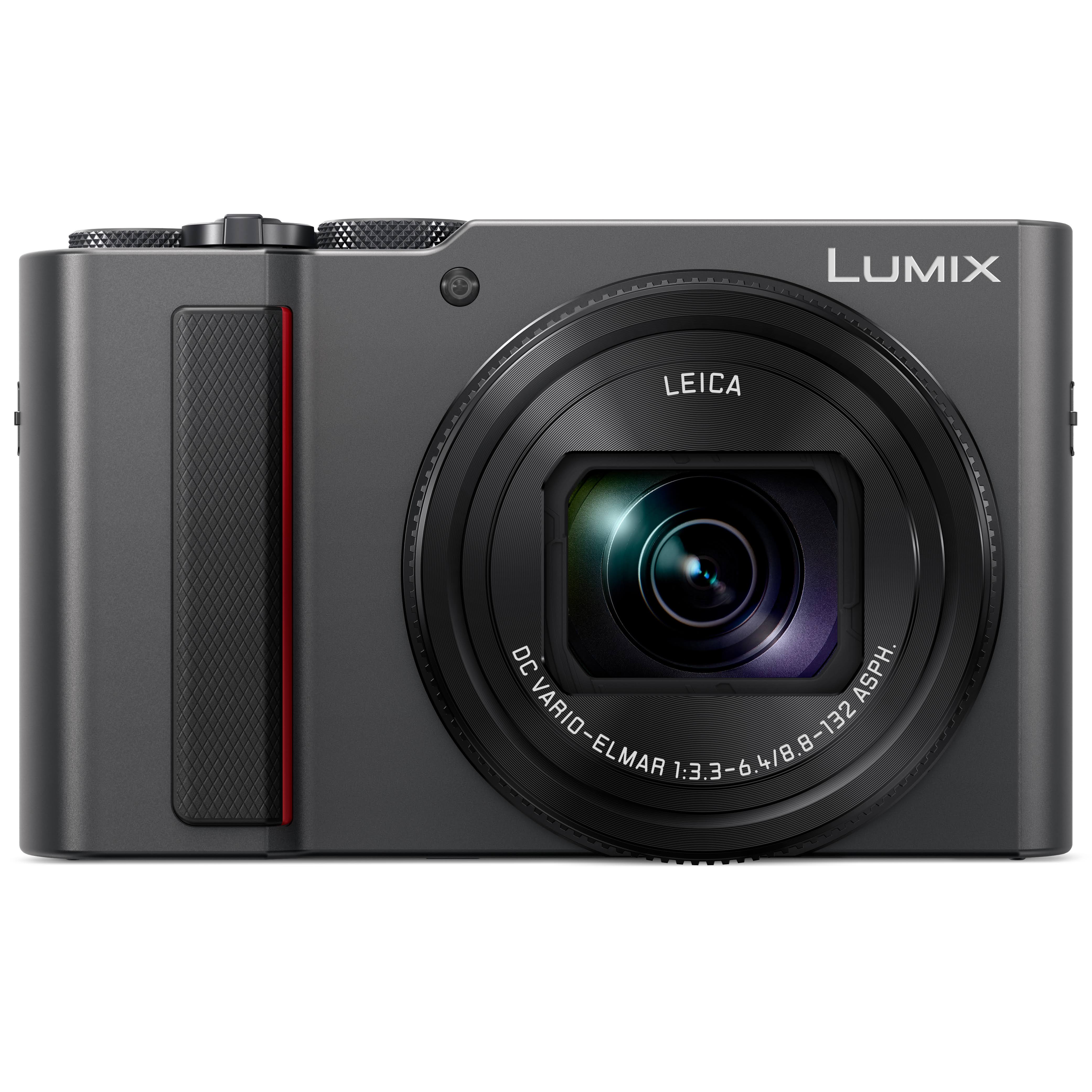 Panasonic Lumix DC-ZS200 20.1 MP Compact Ultra HD Digital Camera - 4K - Silver