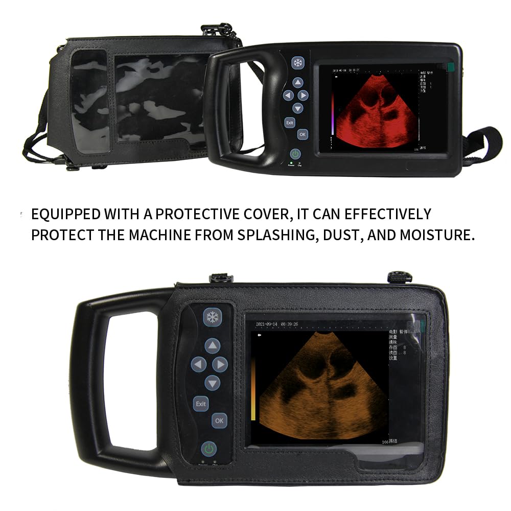 J1 Vet Ultrasound Machine Portable Veterinary Handheld Scanner B-Ultra Sound with 3.5MHz Probe for Pregnancy Pig,Sheep,Dog,cat use