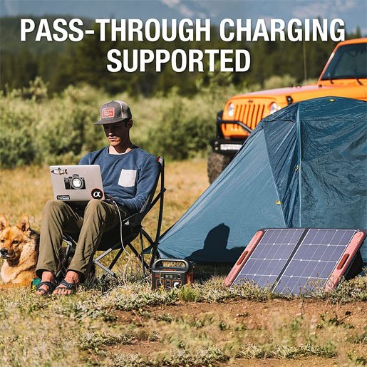 Jackery Solar Generator 240, 240Wh Backup Lithium Battery, 110V200W Pure Sine Wave AC Outlet