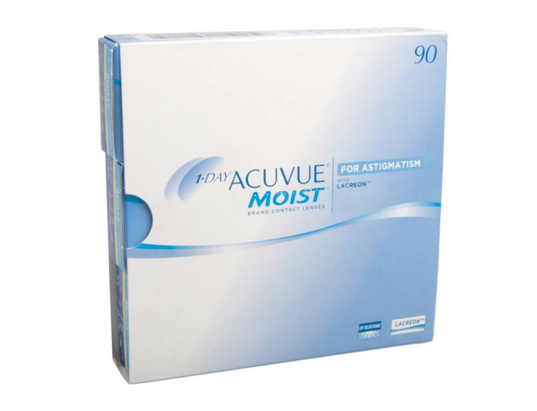 1-Day Acuvue Moist for Astigmatism 90 Pack Contact Lenses - Megean