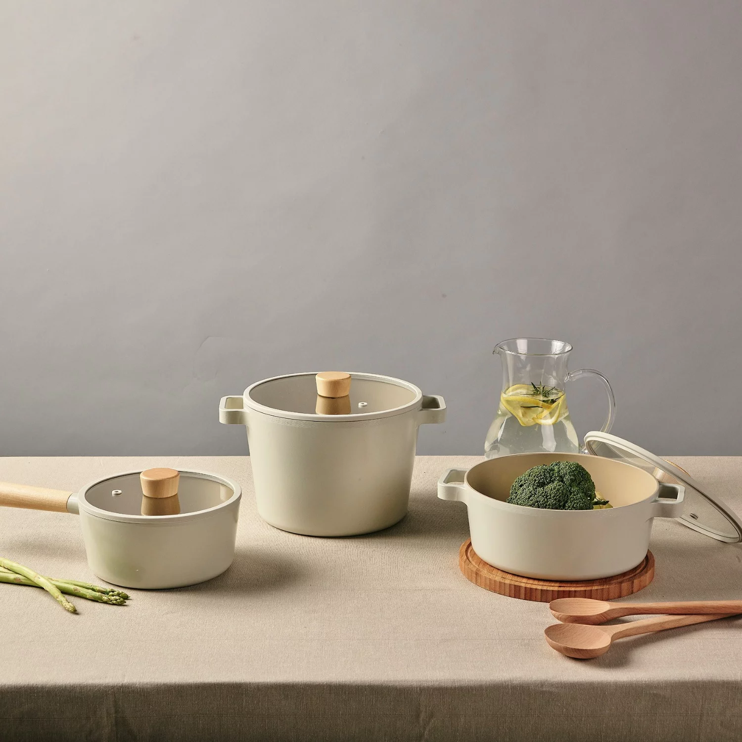 Neoflam FIka IH Induction Cookware Set of 6 | Made in Korea - Radiant Selections