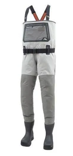 Simms G3 Guide Bootfoot Waders Vibram River Camo Large King-11