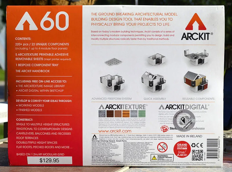 Arckit 60 - Kids Architectural Scale Model Building Kit