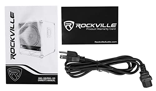 Rockville RBG15S 1600w Active Powered PA Subwoofer w/DSP + Limiter Pro/DJ, 15 inch, Black