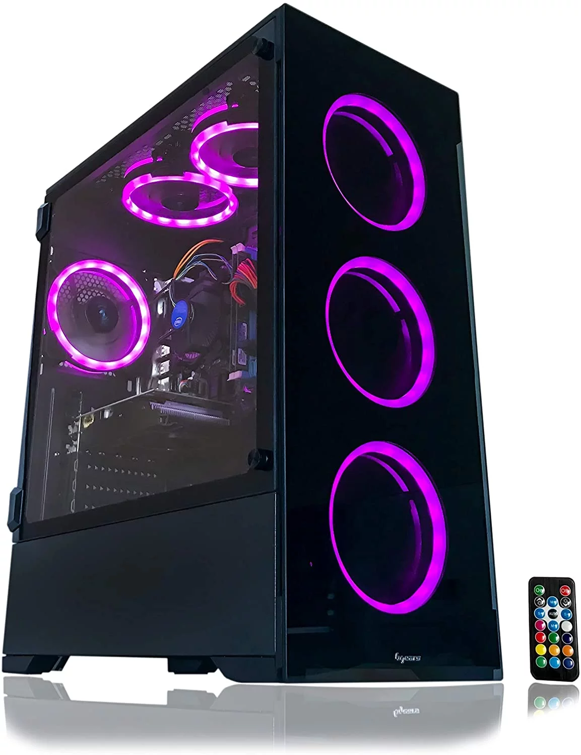 Alarco Gaming PC Desktop Computer Intel 3.70GHZ ,16GB Ram,512GB SSD ,WIFI , RX 580 8GB, WINDOWS 11 , RGB - Radiant Selections