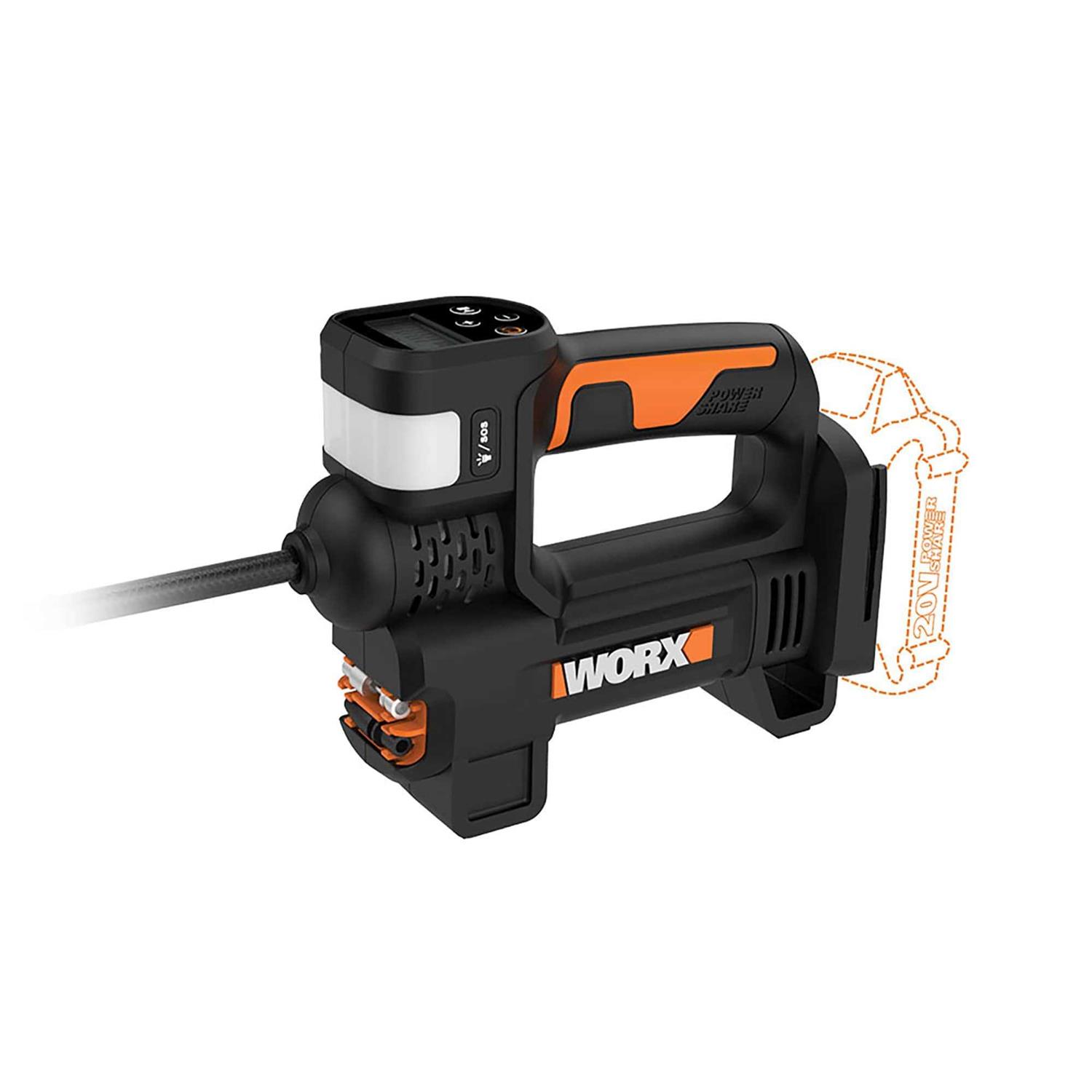 Worx WX092L.9 20V Power Share Portable Air Pump Inflator - Sports Supplies Online Store