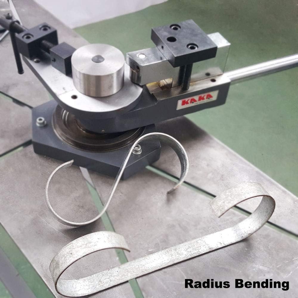 KAKA SBG-40 Heavy-Duty Universal Bender, High Capacity Flat Bar, Square Bar and Round Bar Metal Bender, Combination of Scroll
