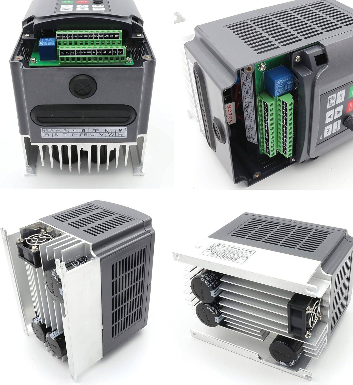 RATTMMOTOR Variable Frequency Drive 220V 3KW VFD Inverter Frequency Converter 400Hz 13A Single Phase Input