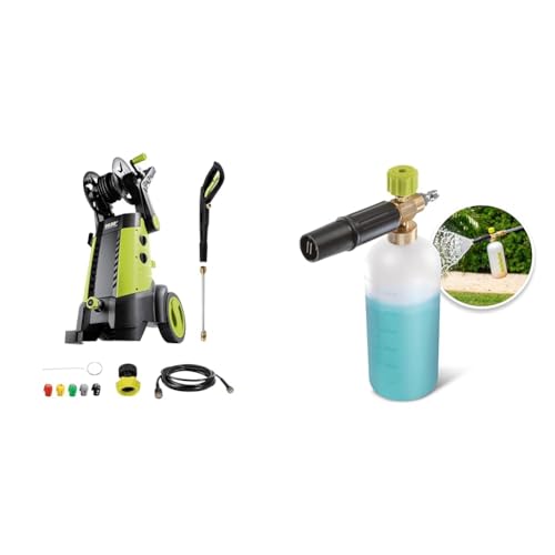 Sun Joe Electric Pressure Power Washer, 2030 PSI (PWMA Certified), 1.2 GPM, Dual Soap Tanks, (35-FT GFCI Water-Safe, Power Cord), SPX3000