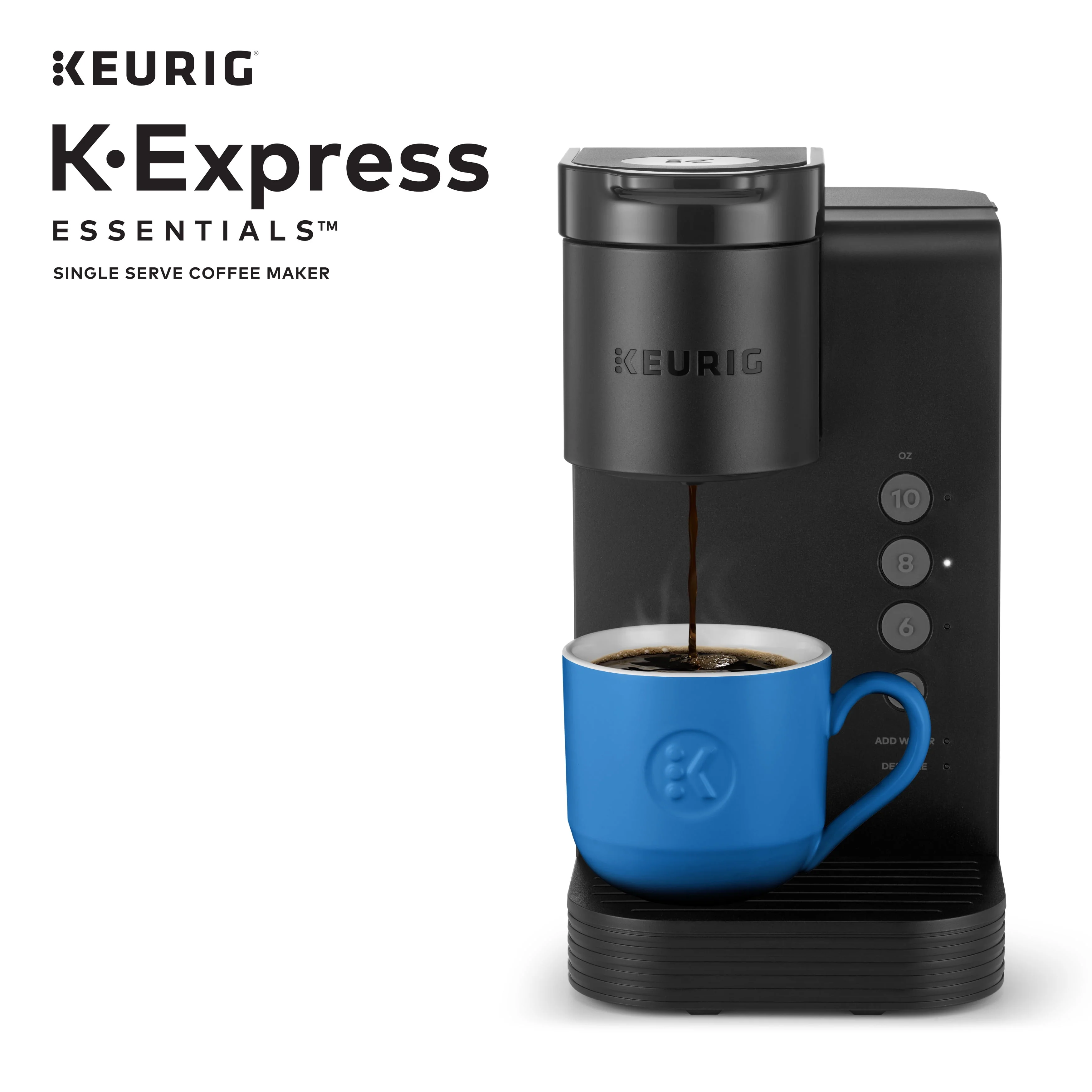 Keurig K-Express Essentials Single-Serve K-Cup Pod Coffee Maker, Teal