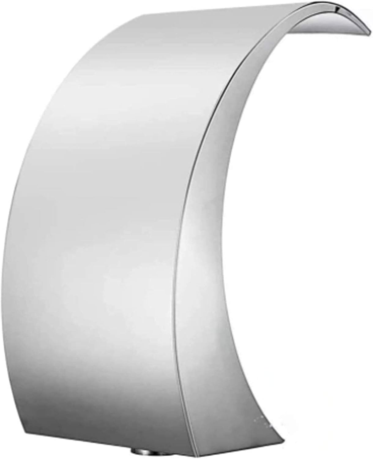 Pool Waterfall Fountain Stainless Steel/Silver Pool Fountains for Ground Pools Garden Outdoor Waterfalls Sheer Descent Pond Water Feature