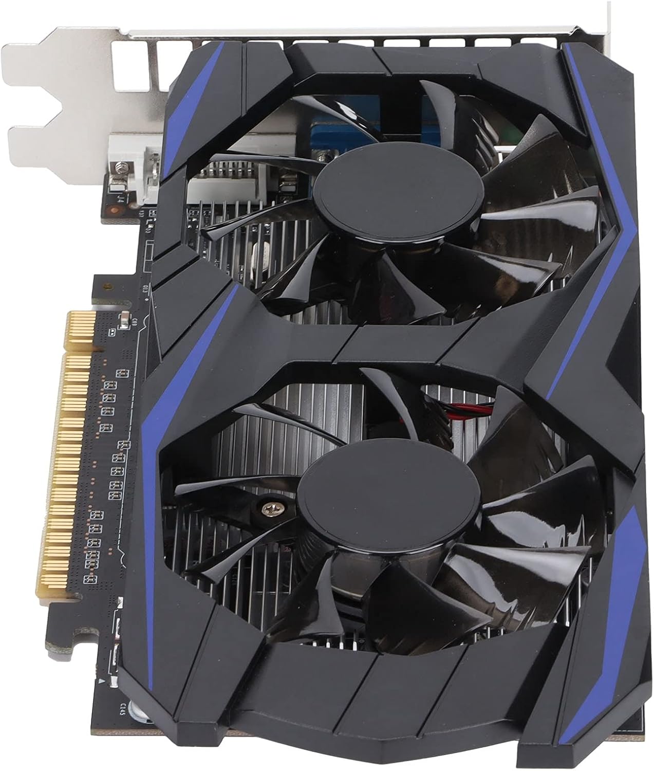 GTX1050Ti 4GB DDR5 Graphics Card, 128bit Desktop Computer Game Video Graphics Card with Dual Cooling Fan