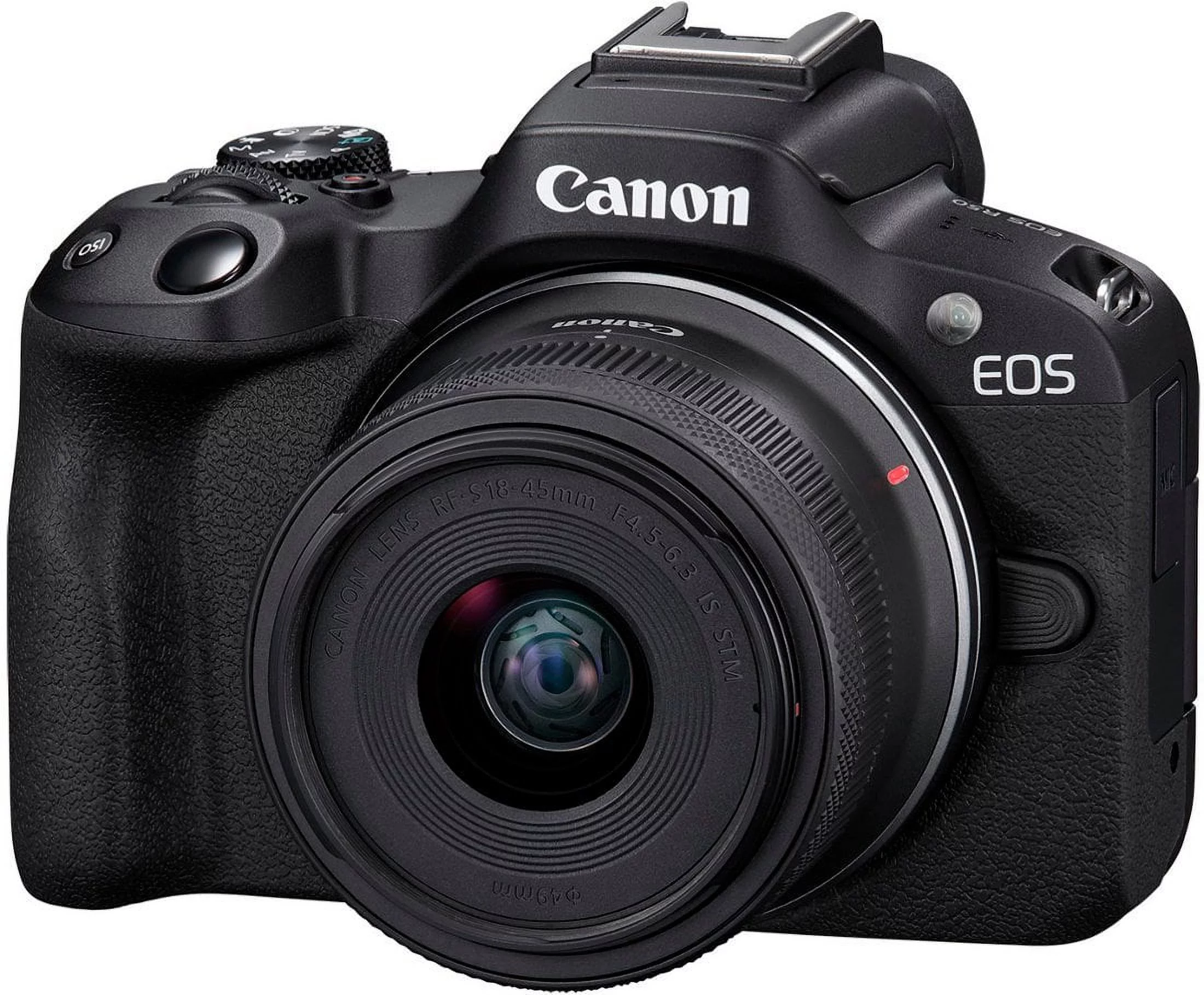 Canon EOS R50 4K Video Mirrorless Camera with RF-S 18-45mm f 4.5-6.3 is STM Lens and 20 Essential Accessories for Content Creators