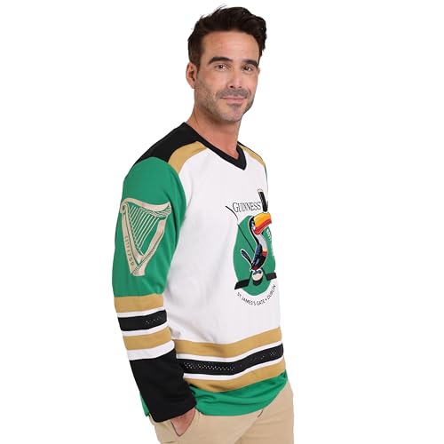 Guinness Hockey Jersey Embroidered Polyester Athletic Shirt Official Merchandise Branded Hockey Jersey