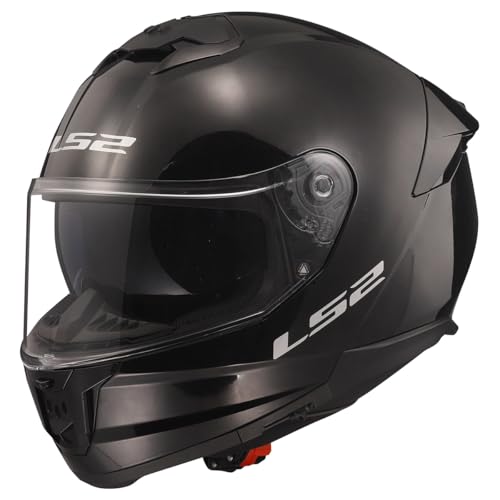 LS2 Helmets Stream II Full Face Motorcycle Helmet W/SunShield (Matte America Gray/Black - X-Large)
