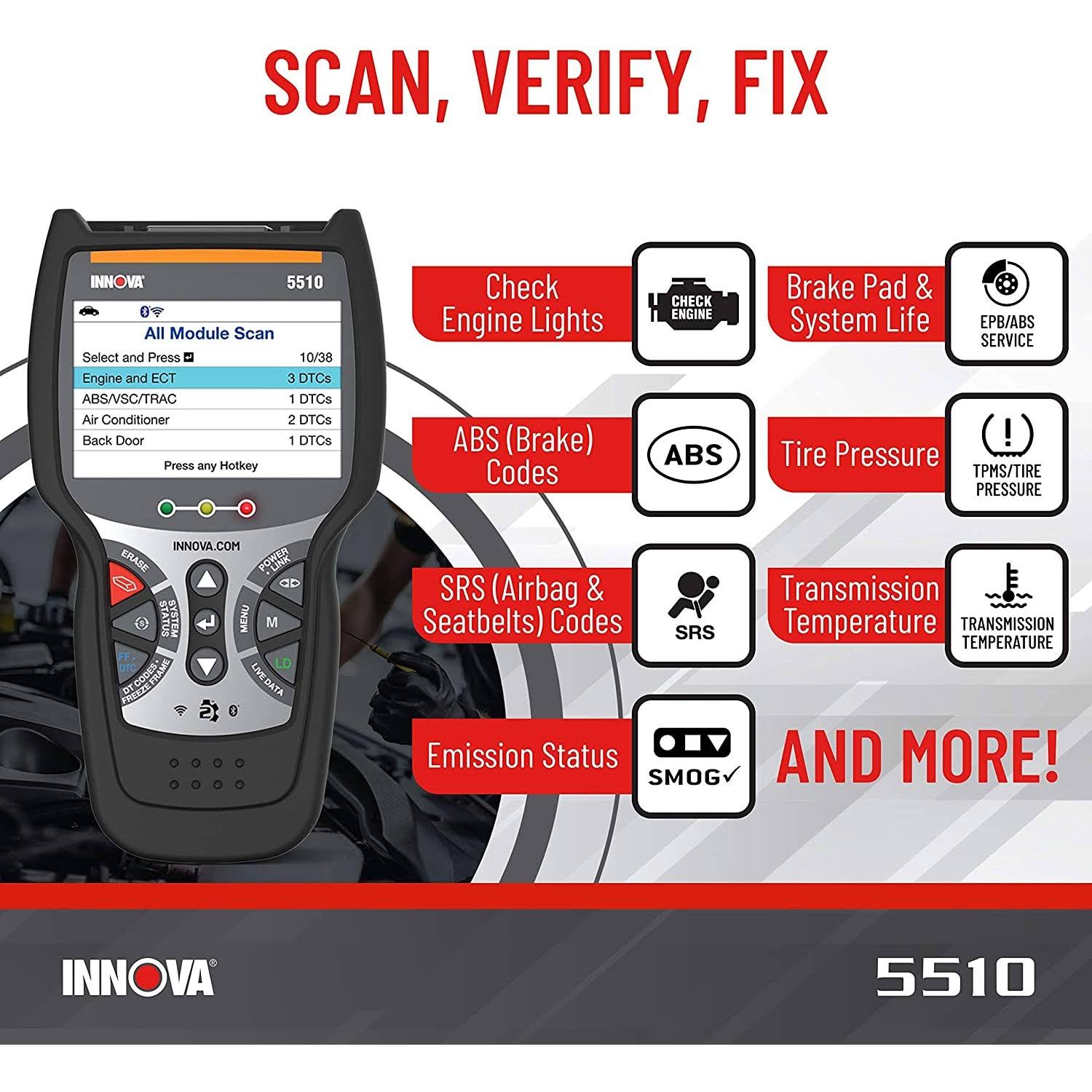 Innova CarScan Tech, 5510