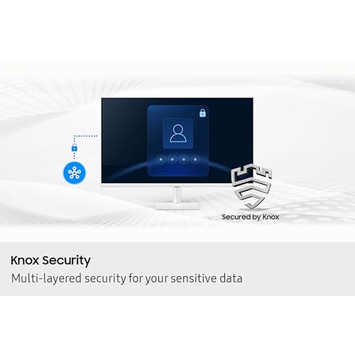 Samsung 43&rdquo; Smart Monitor M7 (M70F) 4K UHD Display, Samsung Vision AI, Smart TV Apps, Gaming Hub, USB-C, HDMI and USB-A, Black, LS43FM702UNXZA