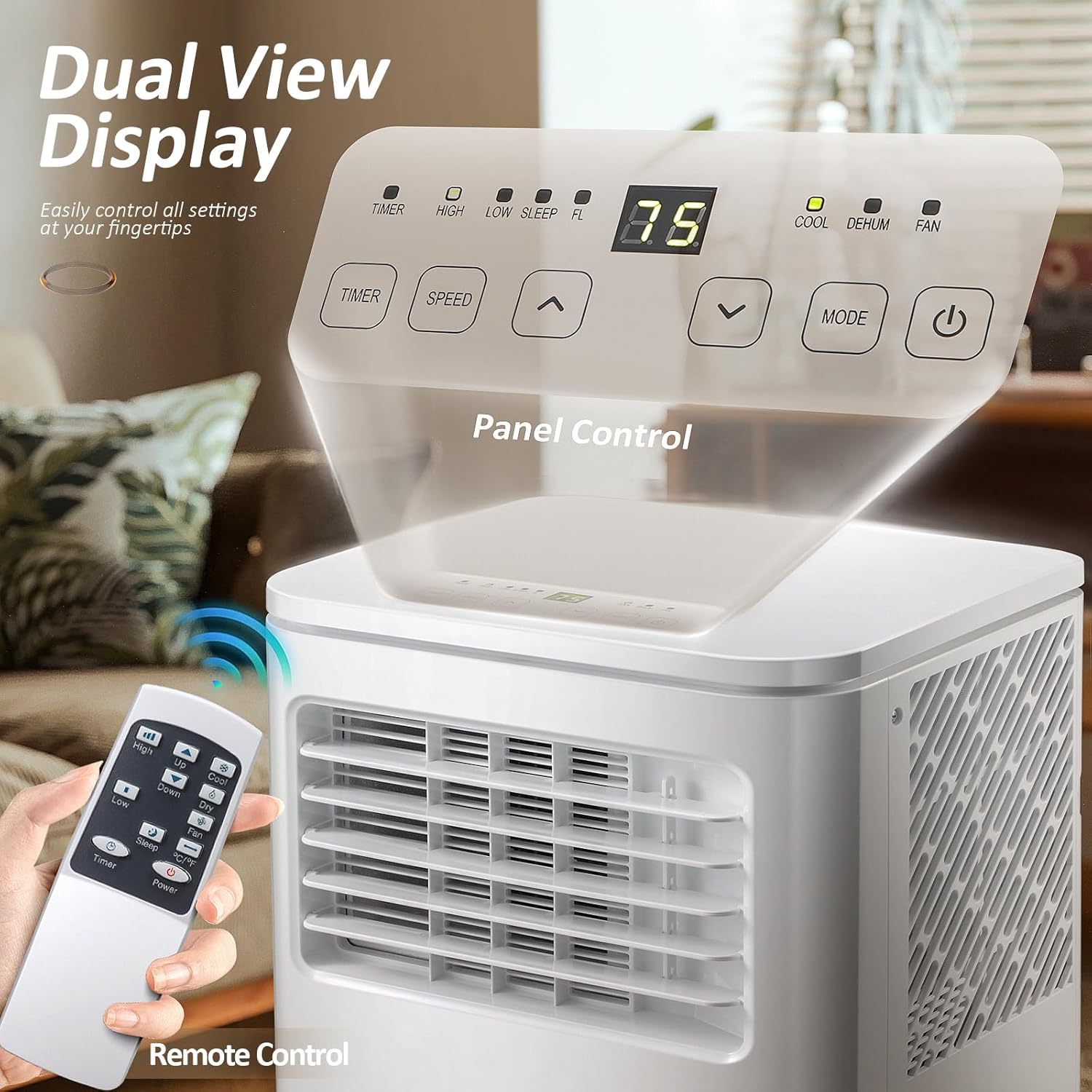 ZAFRO Air Conditioner Portable AC, White