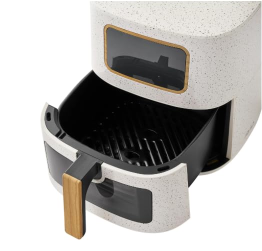 Air Fryer 5.8 qt Air Fryer, Linen Speckle - Energy Efficient