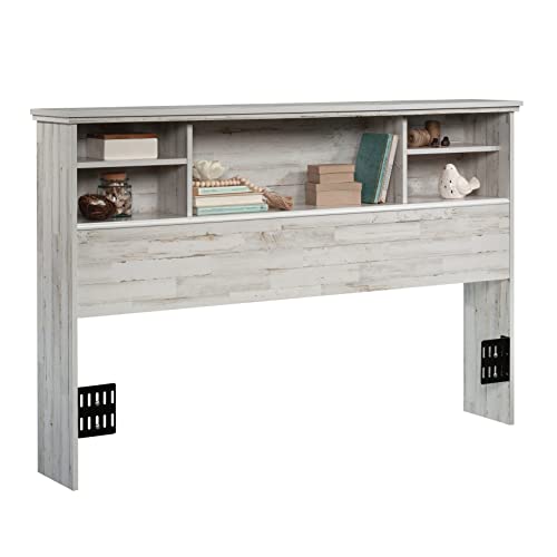 Sauder River Ranch Full/Queen Bookcase Headboard, in Grand Walnut Finish