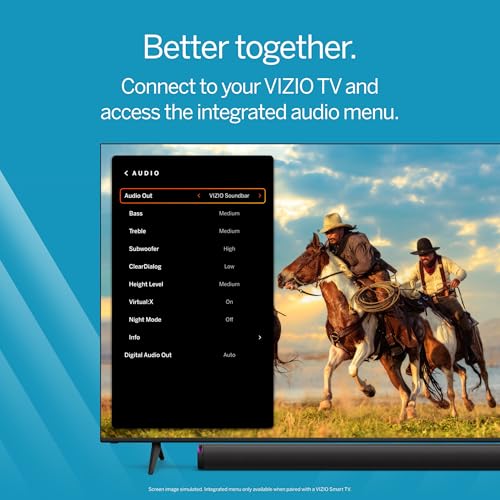 VIZIO 5.1.2 Elevate SE Soundbar, Wireless Subwoofer, Surround Sound w/Dolby Atmos & DTS:X, Bluetooth Speaker, QuickFit™ Compatible – SL512X-08 (New