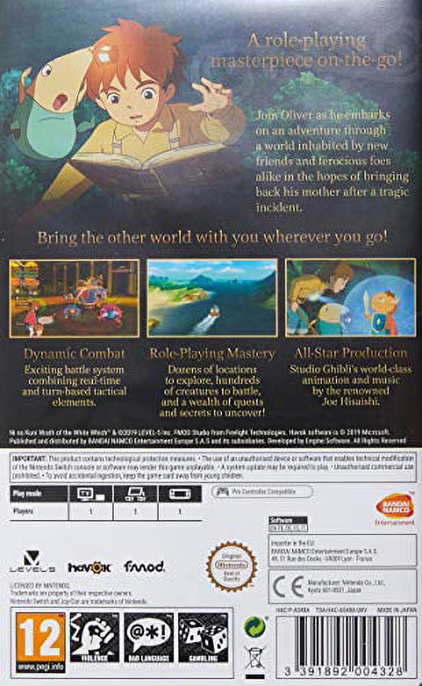 Ni No Kuni: Wrath Of The White Witch (Nintendo Switch)