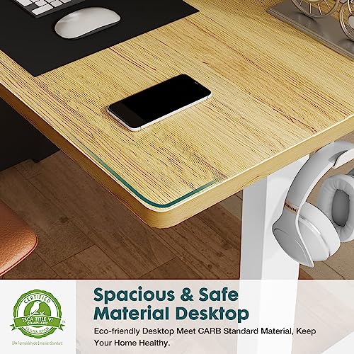 Standing Desk, Adjustable Height Electric Sit Stand Up Down Computer Table