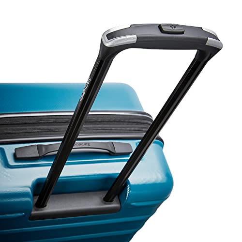 Samsonite Omni 2 Hardside Expandable Luggage with Spinner Wheels, 2-Piece Set (19/24), Lagoon Blue