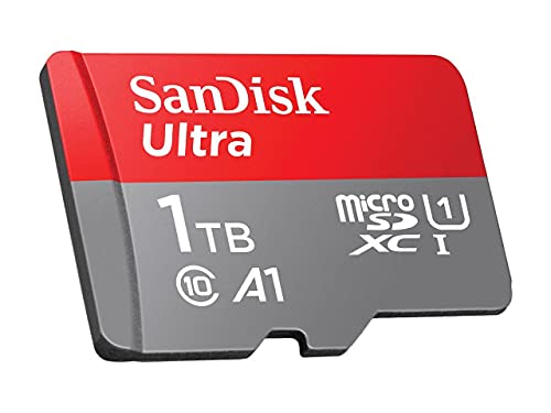 SanDisk 1 Terabyte Ultra Class 10 Memory Card 1TB Memory Card for OLED Nintendo Switch Gaming Console (SDSQUA4-1T00-GN6MN) UHS-I Bundle with (1)