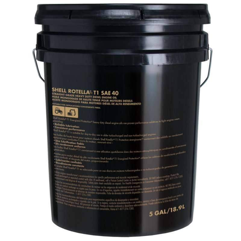 Shell T1 Motor Oil 40W Conventional 5 Gal (US)