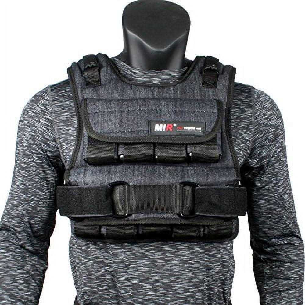 Mir Air Flow Weighted Vest with Zipper Option 20lbs - Sports Supplies Online Store