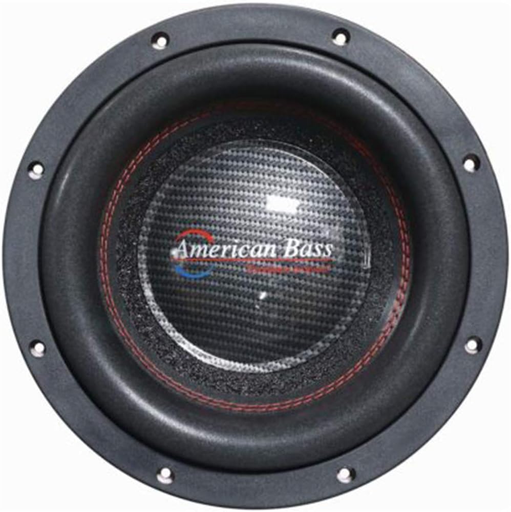 American Bass 10 Competition Car Subwoofer, 3000 Watt Maximum Power, Bass Surround Speaker, Car Audio Stereo Subwoofer - 10 inch
