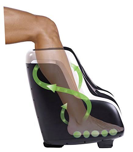 Human Touch - Reflex Sol Foot and Calf Massager - Black/White
