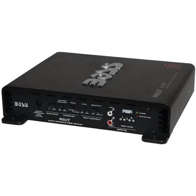 New Boss R1100M 1100W Mono Car Audio Amplifier Amp + 8 Gauge Amp Wiring Kit
