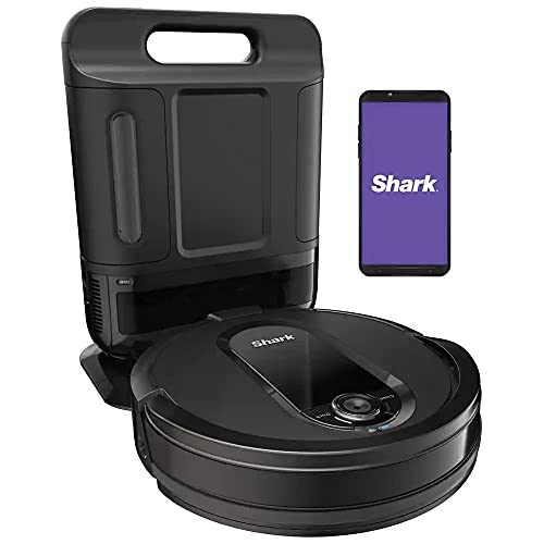 Shark Robot Vacuum & Mop Combo, Powerful Suction, Matrix Plus, 60-Day Debris Capacity, HEPA Bagless Self Empty Base, Sonic Mopping
