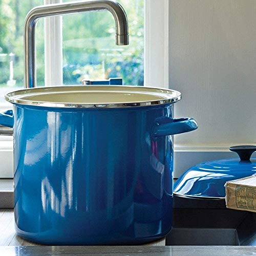 Le Creuset Enamel on Steel Stockpot, 10 qt., Olive