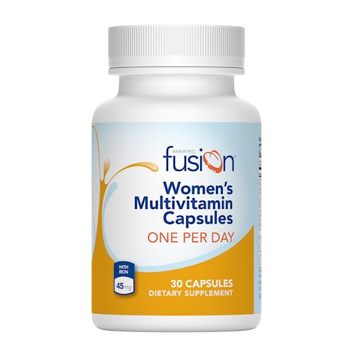 Bariatric Fusion One Per Day Vitamins and Minerals for Women | Bariatric Multivitamin Capsules with 45 mg Iron | for Bariatric Surgery Patients |