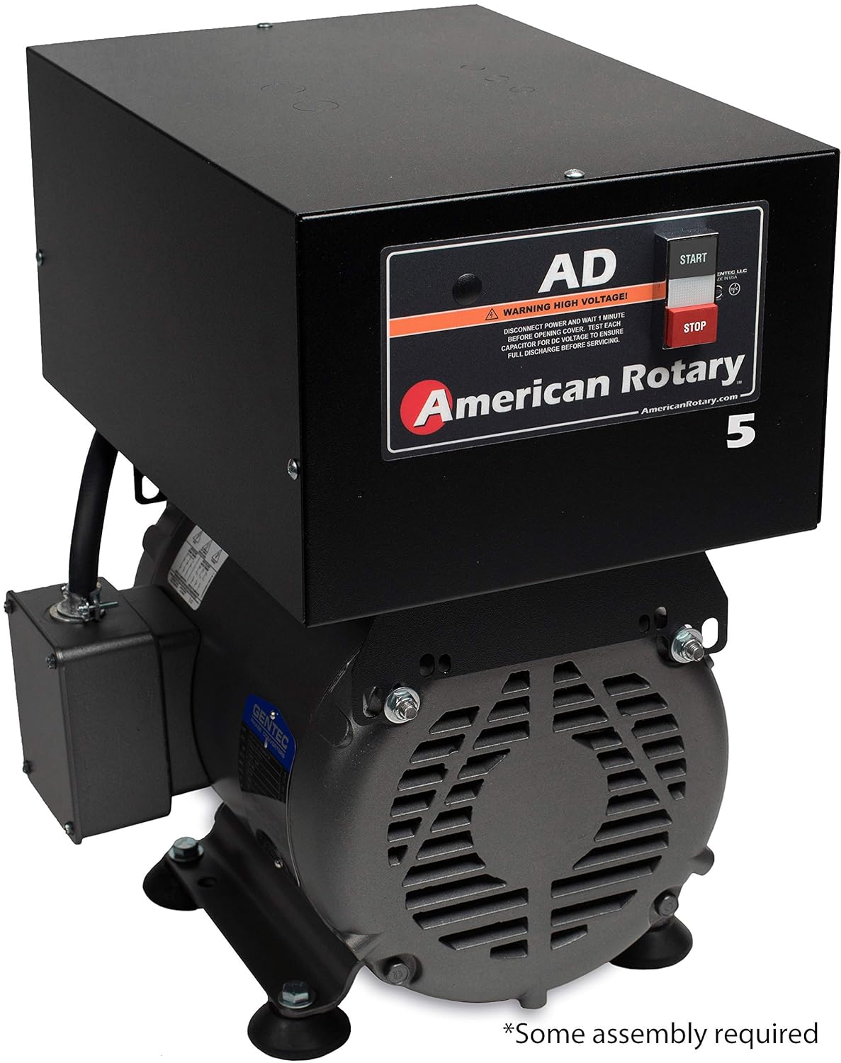 Rotary Phase Converter AD5F - Floor Unit 5HP Digital Controls Heavy Duty HD CNC| Can Start up to a 2.5Hp / 7 Amp 208-240v Load