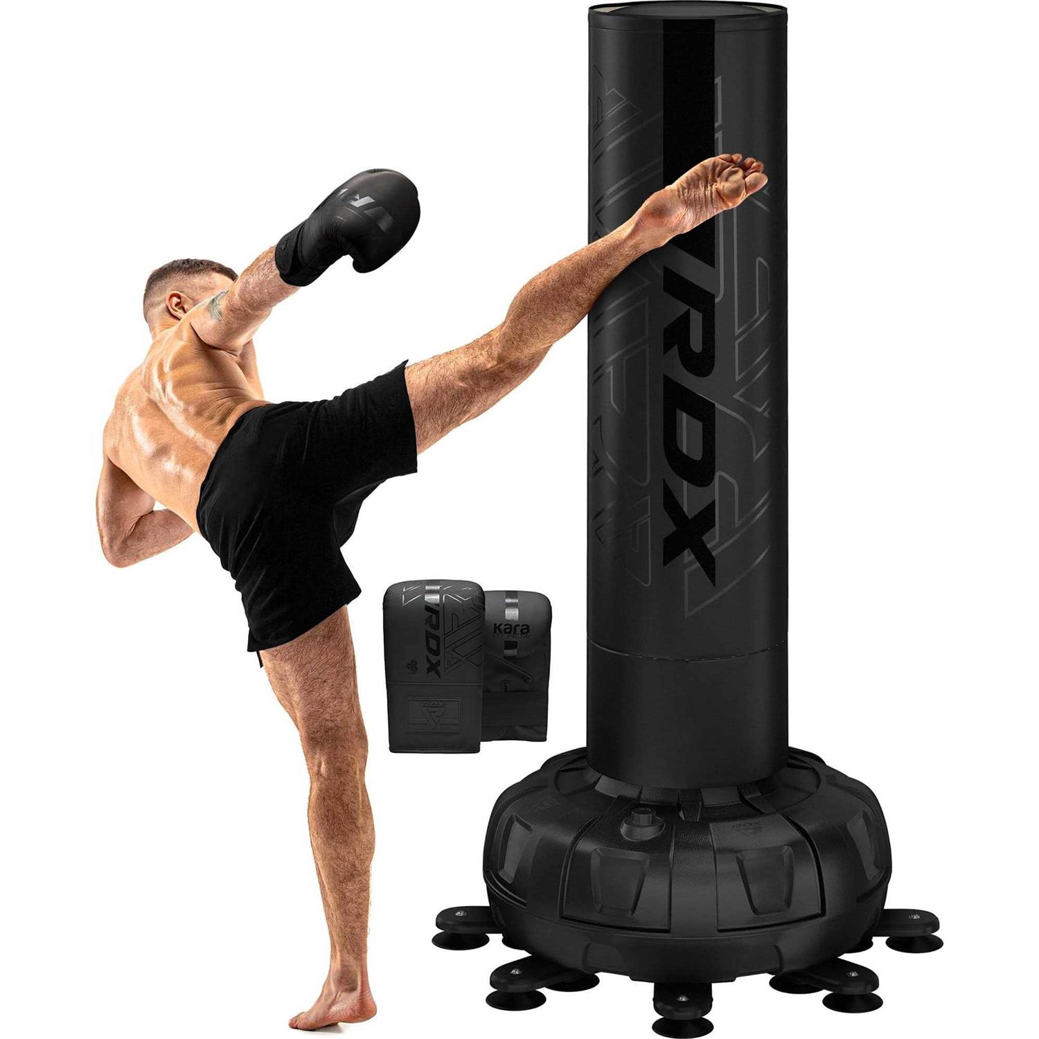 RDX Freestanding Punching Bag with Gloves 73 6ft XXL Heavy Duty Adult Pedestal Bag 17 Suction Cup Stand Base Free standing Bag Kickboxing