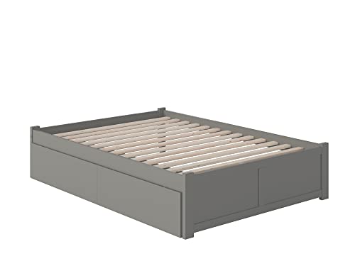 AFI Concord Platform Bed with Footboard & Storage Drawers
