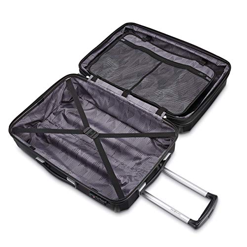 Samsonite Winfield 3 DLX Hardside Expandable Luggage with Spinners, Silver, Carry-On 20-Inch