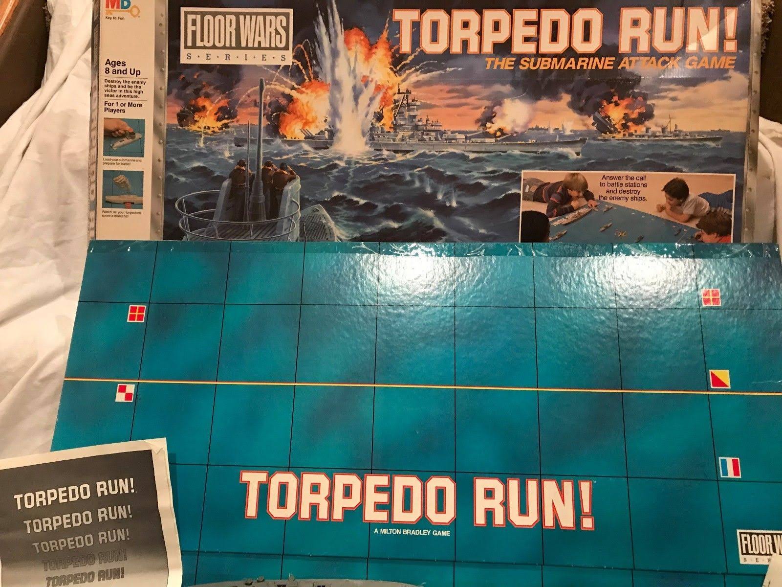 Torpedo Run Game - 1986 - Milton Bradley - Great Condition
