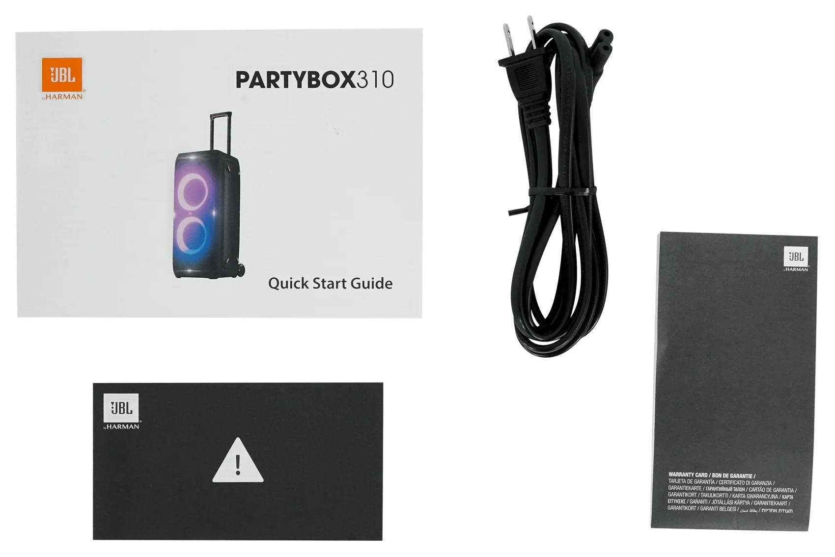 JBL Partybox 310 Portable Rechargeable Bluetooth RGB LED Party Box Speaker+Mic - Radiant Selections