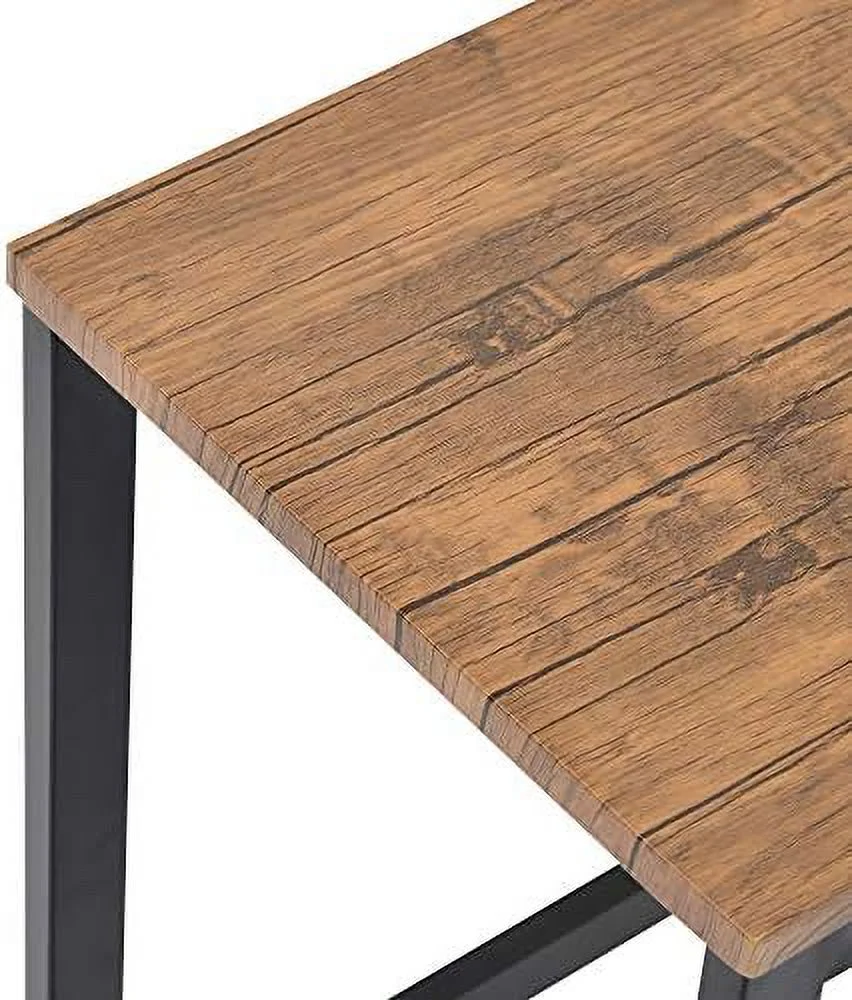NLIBOOMLife 5-Piece Dining Table Set for 4  Modern Kitchen Counter Height Table Set with 4 Stools  Wood Pub Table  Table Set  Dining Room Table Set