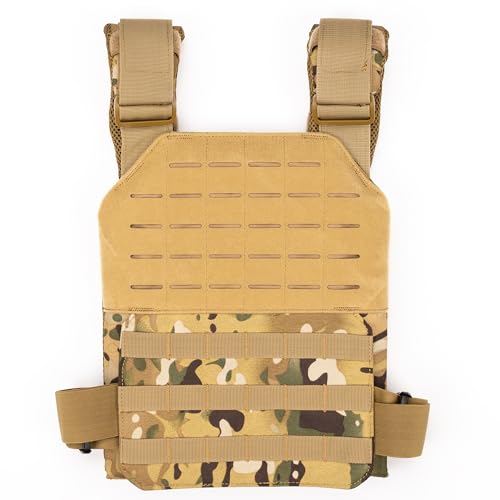 WOLF TACTICAL Simple Weighted Vest Men Womens Weighted Vest for Walking Running Training Rucking Adjustable Weight Vest