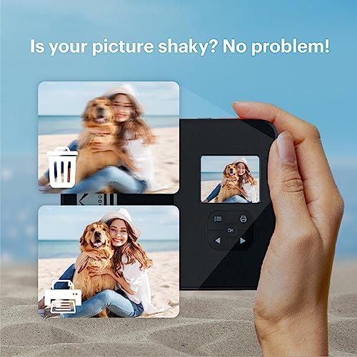 KODAK Mini Shot 3 Retro 4PASS 2-in-1 Instant Digital Camera and Photo Printer (3x3 inches) + 60 Sheets Cartridge Bundle, White
