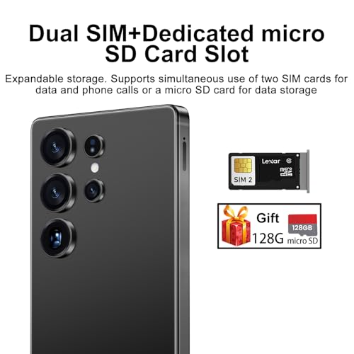 X25 Ultra 5G Cell Phone, Unlocked Android Smart Phone, 8+256GB+128GB Unlocked Android Phone